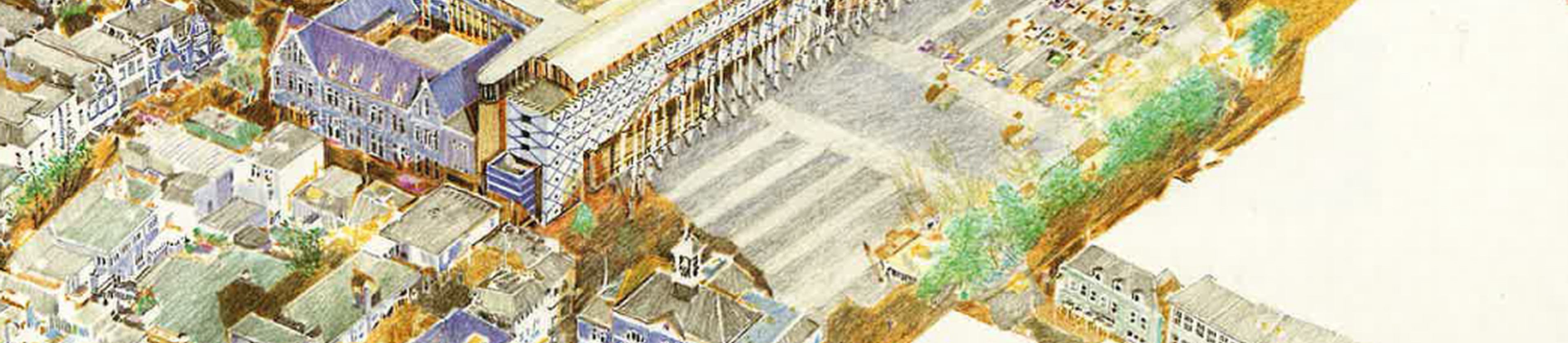 Afb 1 Tekening Stadhuis Ruijssenaars Van Reekum Museum 1993