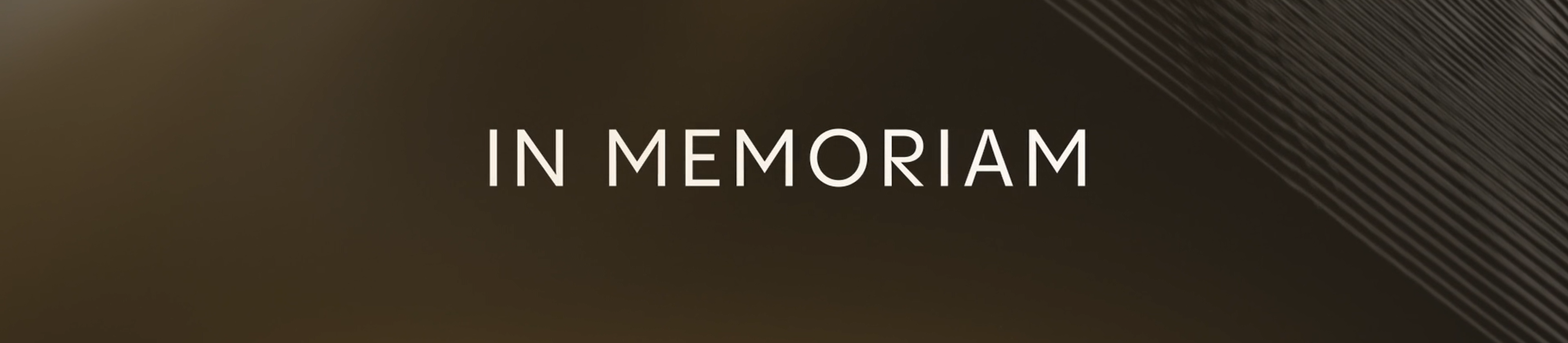 Inmemoriam title